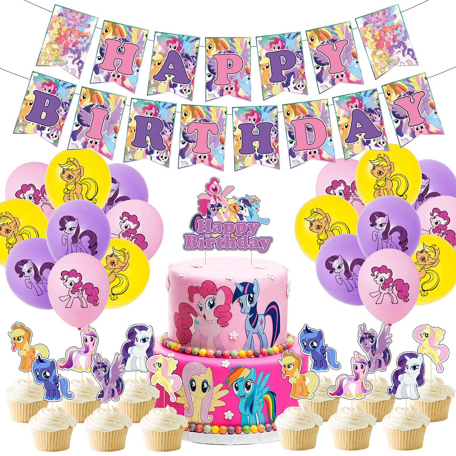 Amazon | 誕生日 飾り付け ガーランド バルーン バースデー